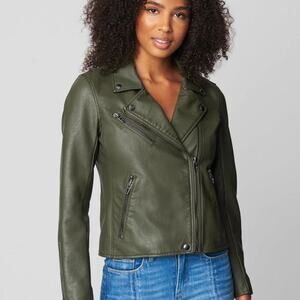 Green faux leather jacket fauxleather